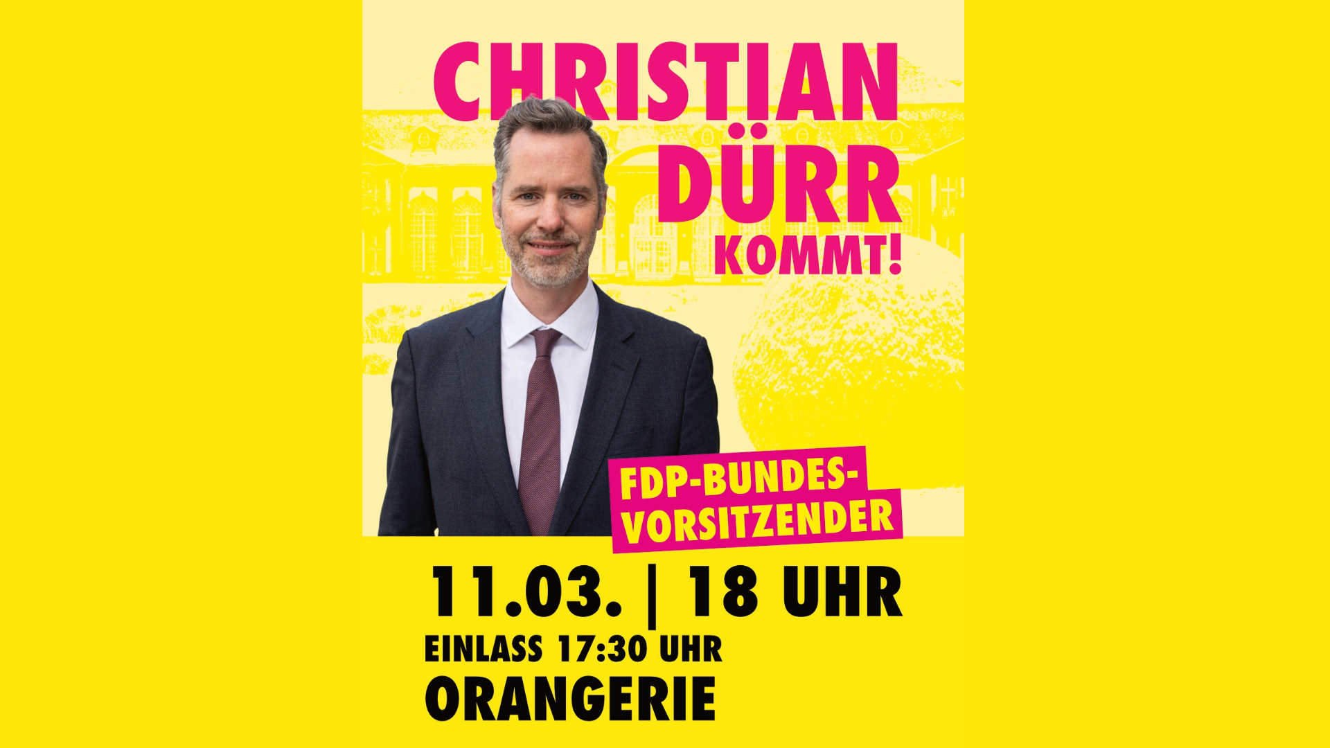 Christian Dürr kommt nach Darmstadt!